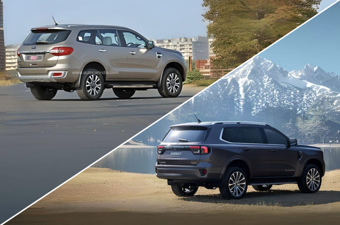 Ford Endeavour: old vs new